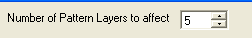 Set the Number of Layers to Affect