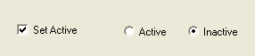 Setting the Inactive Option
